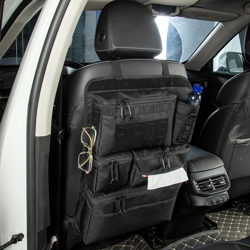 Tactical Car Seat Organizer - Universal Rear Seat Hanging Storage Bag, Multi-Purpose Travel Gear Organizer for SUV/Jeep/Van eprolo