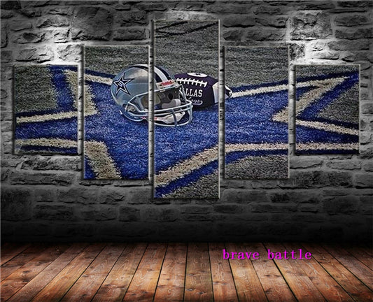 Dallas Cowboys Canvas Painting Living Room Home Decor Modern Mural Art Oil Painting