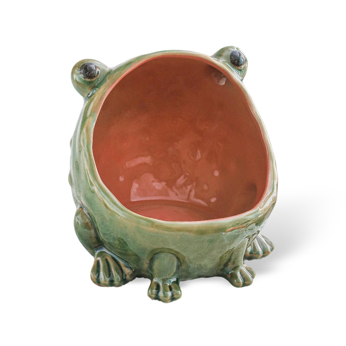 Frog Storage Ornament Jewelry Box Ashtray Ceramic INS Style Creative Decoration for Living Room Home Decor