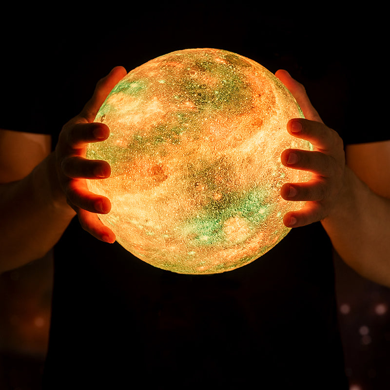 3D Print Star Moon Lamp Colorful Change Touch Home Decor Creative Gift Usb Led Night Light Galaxy Lamp