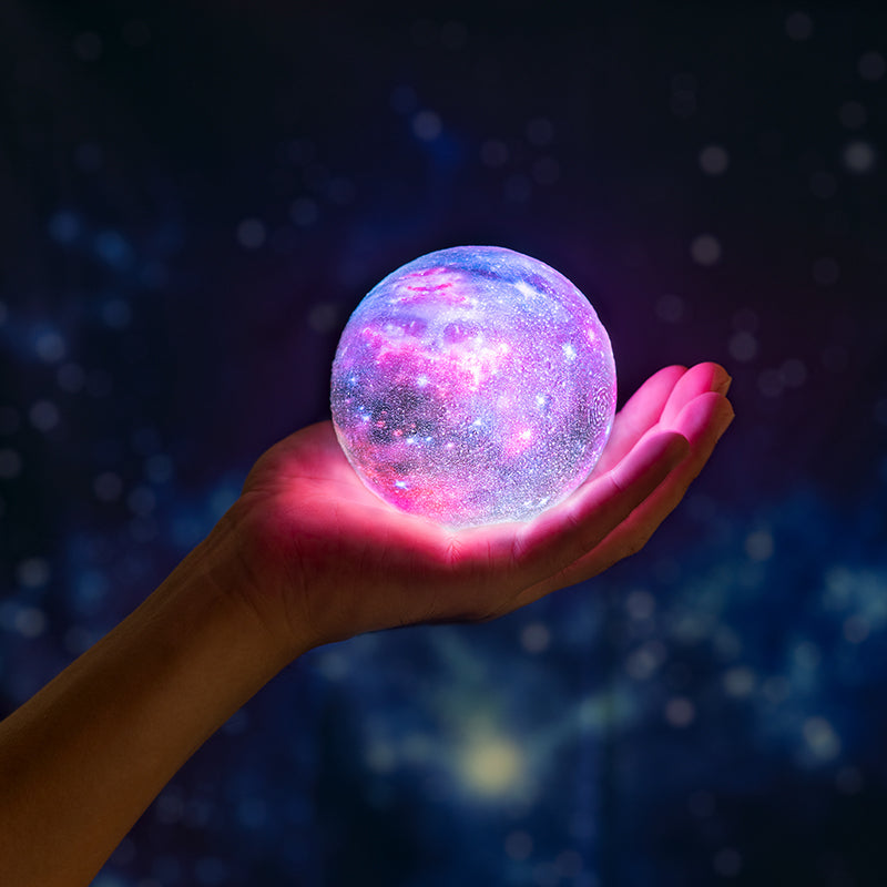 3D Print Star Moon Lamp Colorful Change Touch Home Decor Creative Gift Usb Led Night Light Galaxy Lamp