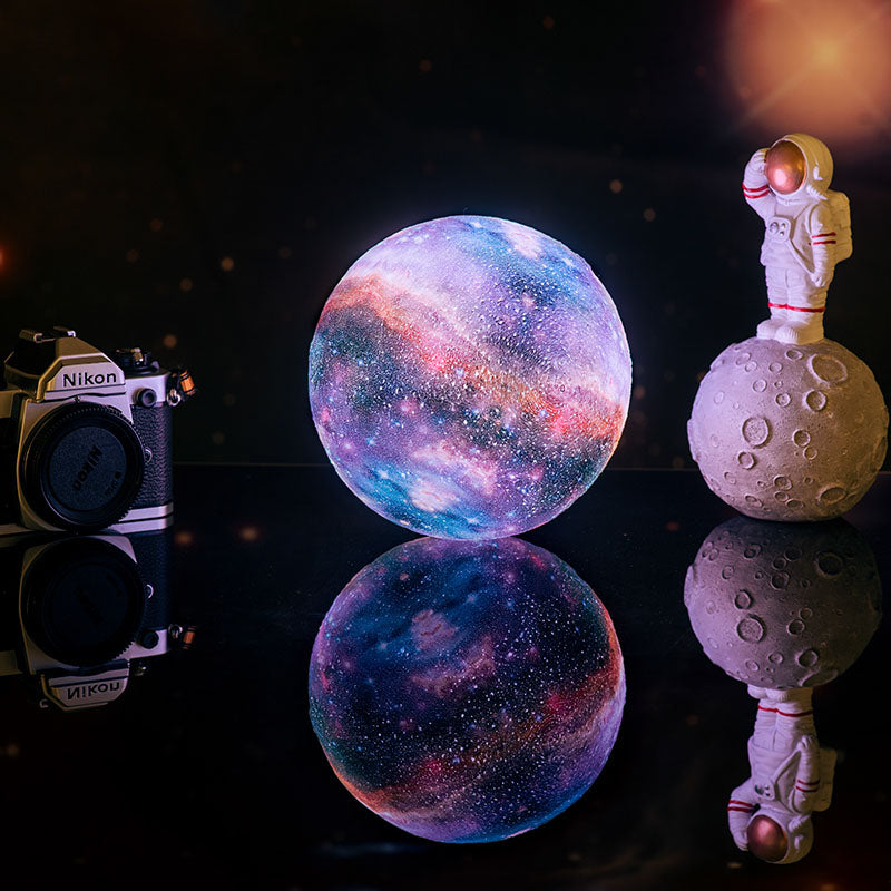 3D Print Star Moon Lamp Colorful Change Touch Home Decor Creative Gift Usb Led Night Light Galaxy Lamp