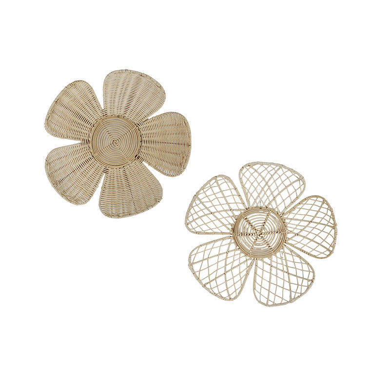 Nordic Flower INS Wall Decoration, Woven Wall Hanging, Creative Home Decor for Living Room and Photography Background